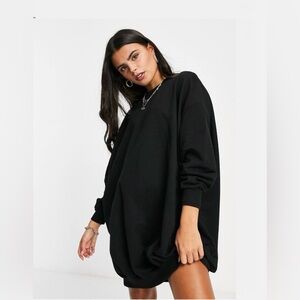 Petite oversized sweater dress